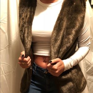 Faux Fur Vest